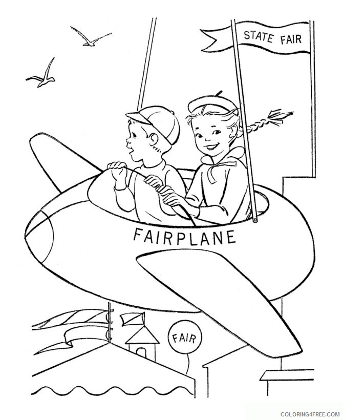Airplane Coloring Pages For Kids Printable Sheets Airplane book 001 2021 a 3031 Coloring4free