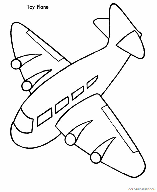 Airplane Coloring Pages For Kids Printable Sheets Christmas Toys Christmas 2021 a 3049 Coloring4free