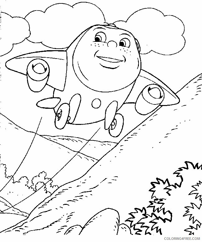 Airplane Coloring Pages For Kids Printable Sheets Jay Jay The Jet Plane 2021 a 3055 Coloring4free