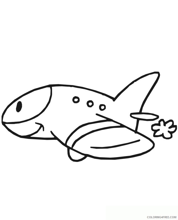 Airplane Coloring Pages For Kids Printable Sheets Jet Coloring 2021 a 3070 Coloring4free