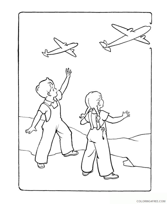 Airplane Coloring Pages To Print Printable Sheets Plane to color 024 jpg 2021 a 3080 Coloring4free