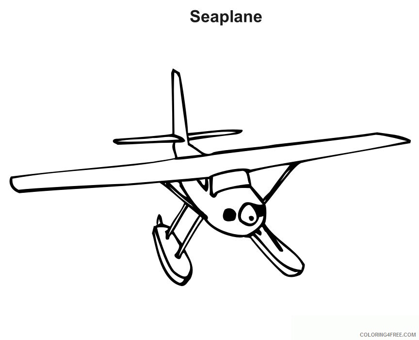 Airplane Coloring Printable Sheets Airplane Page Seaplane jpg 2021 a 2958 Coloring4free