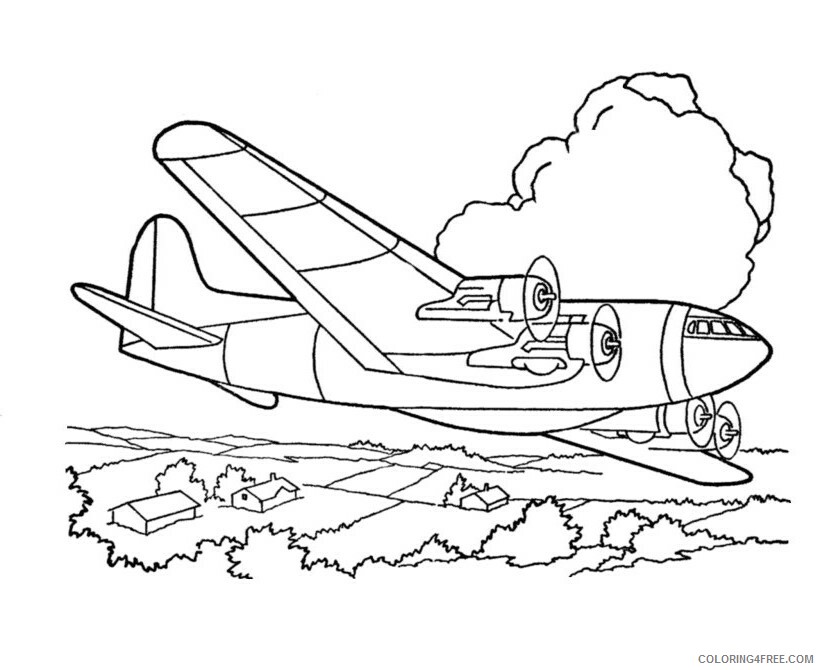 Airplane Coloring Sheet Printable Sheets Boeing 377 Stratocruiser Coloring 2021 a 3082 Coloring4free