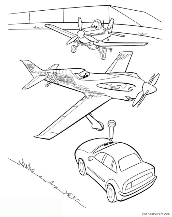 Airplane Coloring Sheet Printable Sheets Planes Dusty Images 2021 a 3085 Coloring4free