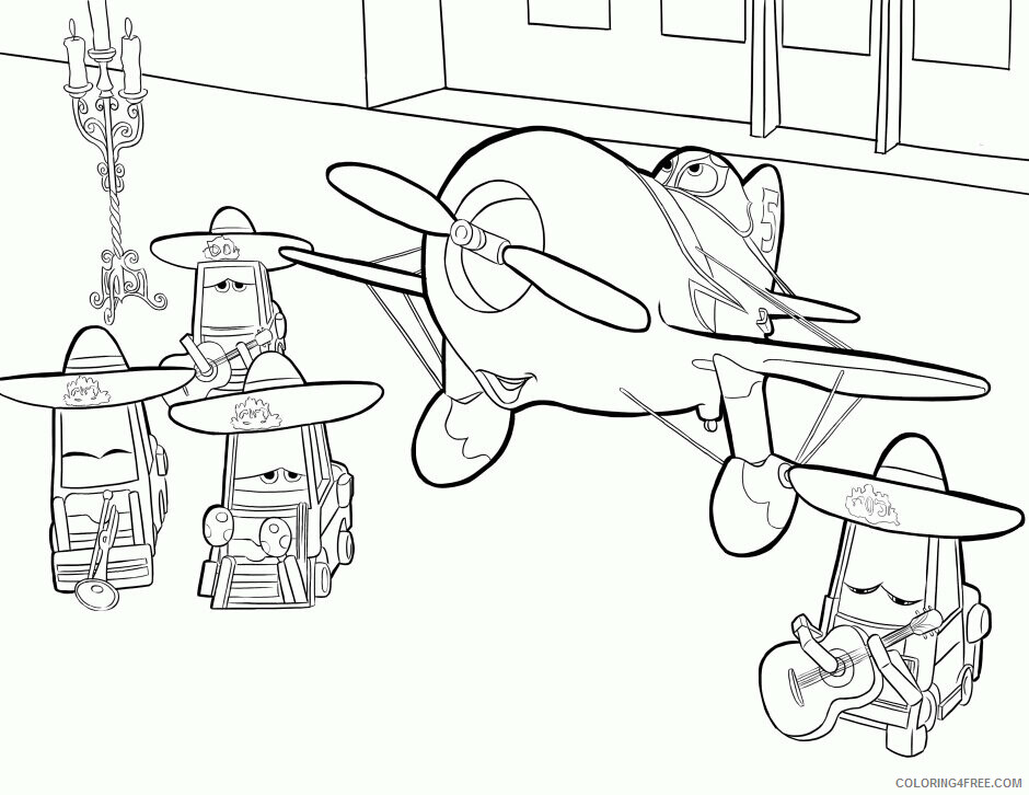 Airplane Online Printable Sheets Airplane Disney Planes 2021 a 3099 Coloring4free