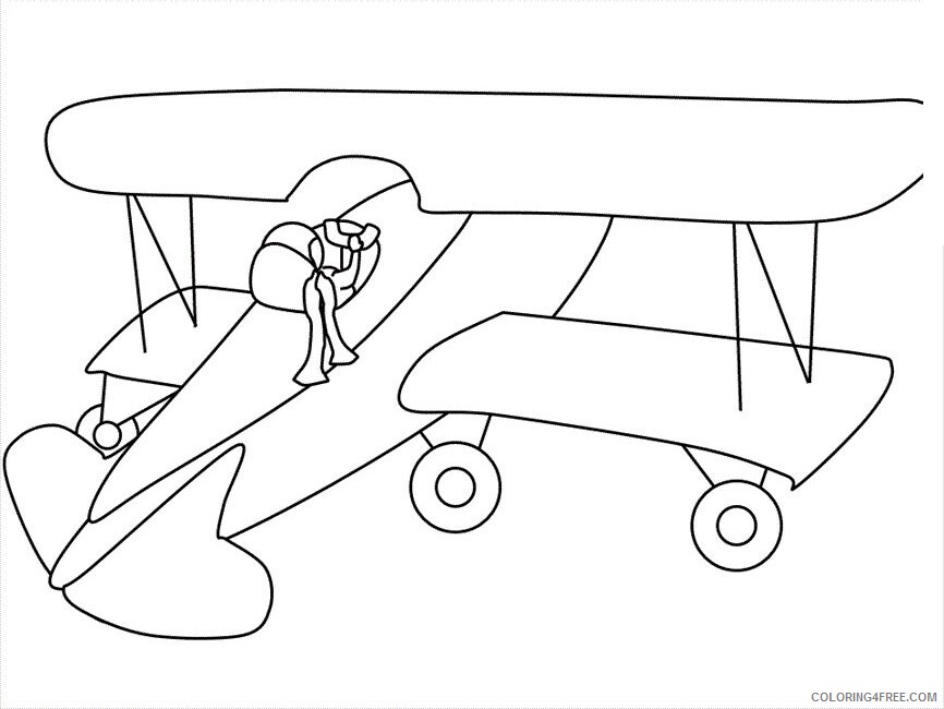 Airplane Online Printable Sheets Airplane8 Transport Air 2021 a 3108 Coloring4free