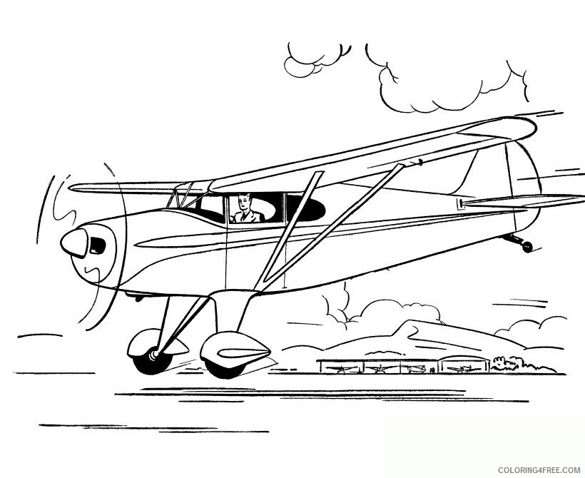 Airplane Picture to Color Printable Sheets Airplane sheet 005 jpg 2021 a 3133 Coloring4free
