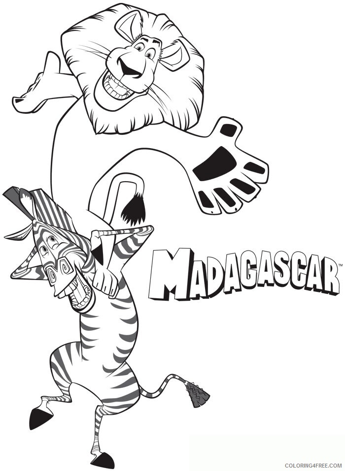 Alex The Lion Coloring Page Printable Sheets Related Pictures Alex Madagascar Lion 2021 a Coloring4free