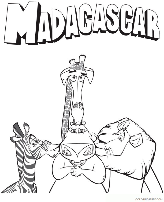 Alex The Lion Coloring Page Printable Sheets alex the lion madagascar coloring 2021 a 3413 Coloring4free
