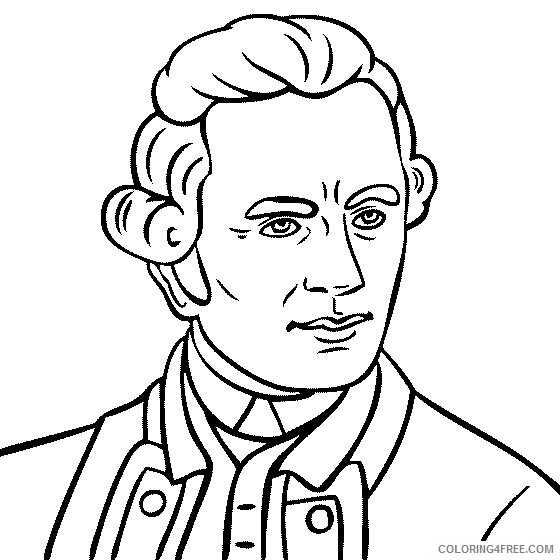Alexander Hamilton Coloring Pages Printable Sheets Famous Historical Figure Pages 2021 a Coloring4free