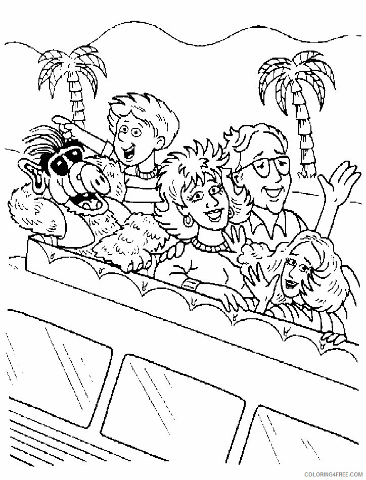 Alf Coloring Pages Printable Sheets Alf 2 2021 a 3435 Coloring4free