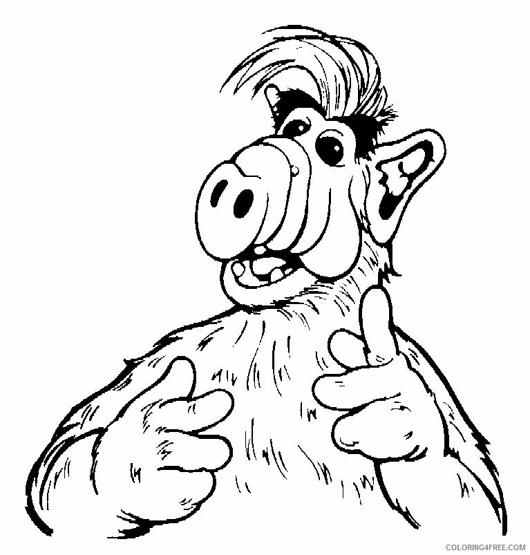 Alf Coloring Pages Printable Sheets Kids n fun com 11 2021 a 3446 Coloring4free