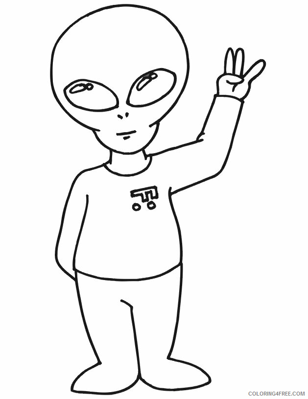 Alien Coloring Pages Printable Sheets Alien For Kids 2021 a 3757 Coloring4free