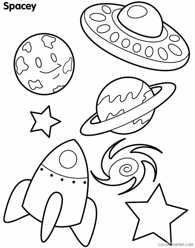 Alien Images for Kids Printable Sheets space alien page 04 2021 a 3808 Coloring4free