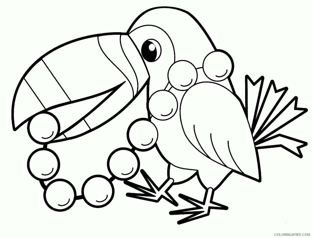 All About Parrots for Kids Printable Sheets parrot bird animals pages 2021 a 3917 Coloring4free