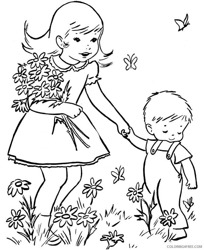 All About Spring Printable Sheets Free Spring Free 2021 a 3923 Coloring4free