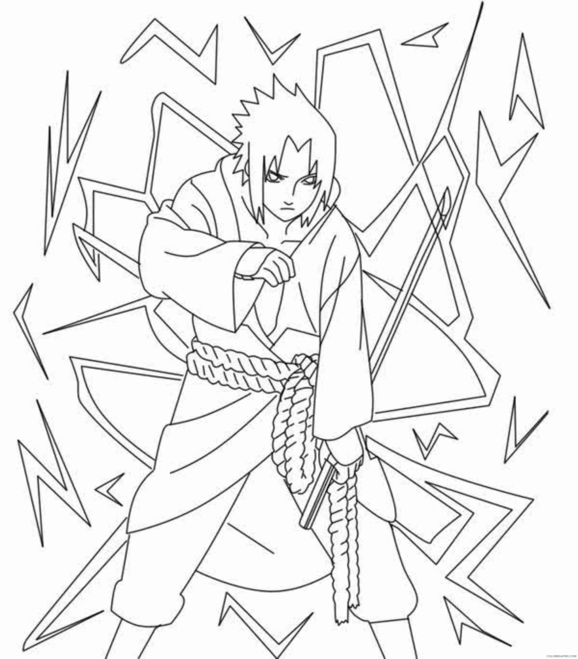 All Akatsuki Members Coloring Page Printable Sheets Naruto Akatsuki for 2021 a 3959 Coloring4free