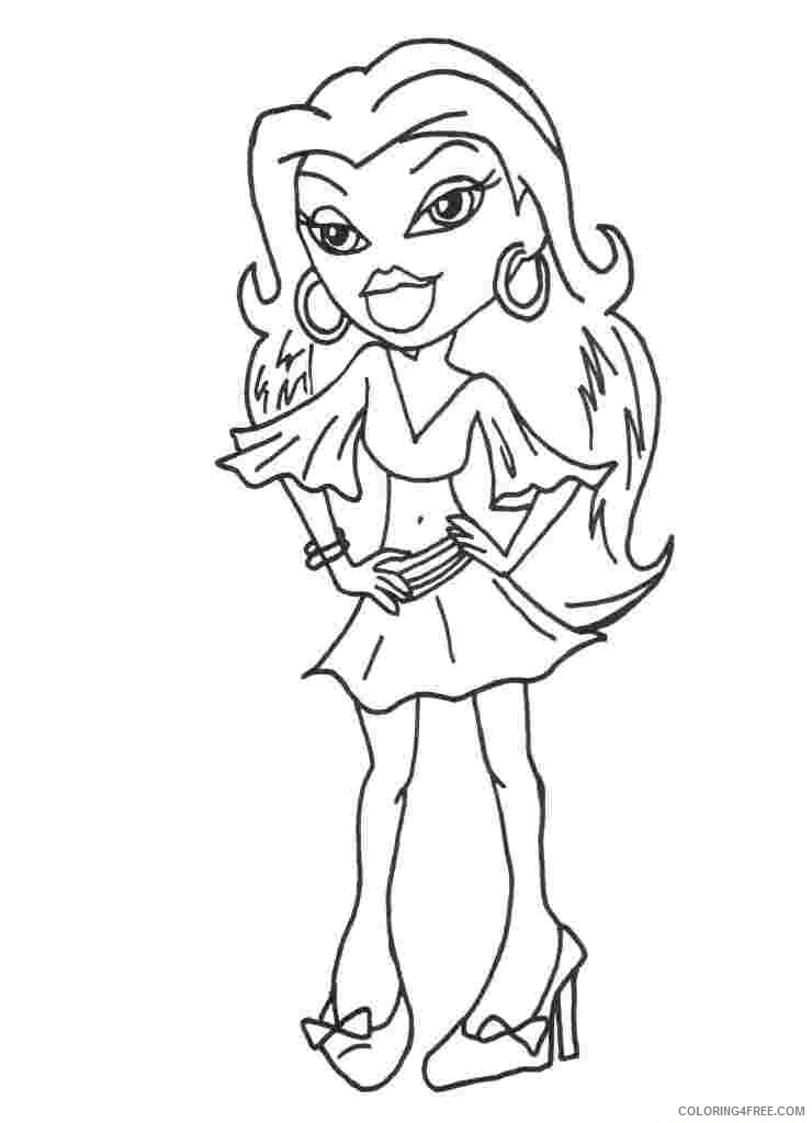 All Bratz Coloring Pages Printable Sheets Bratz 18 Coloring 2021 a 3975 Coloring4free