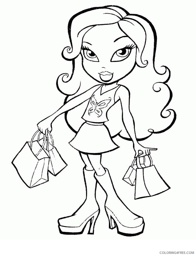 All Bratz Coloring Pages Printable Sheets Bratz Pages 2021 a 3984 Coloring4free