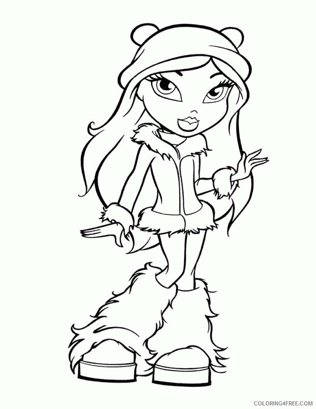 All Bratz Coloring Pages Printable Sheets Bratz Top Coloring 2021 a 3988 Coloring4free