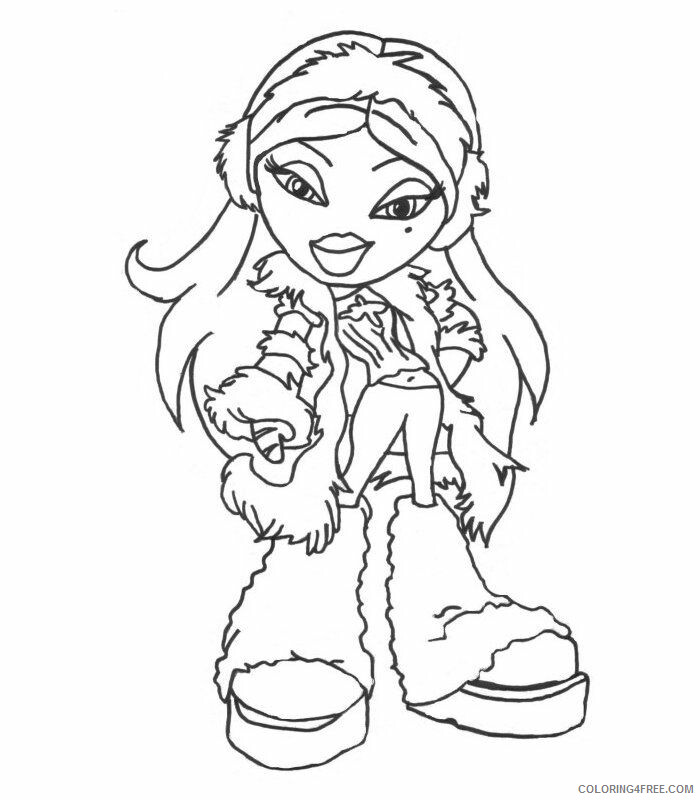 All Bratz Coloring Pages Printable Sheets Free Printable Bratz Pages 2021 a 3998 Coloring4free