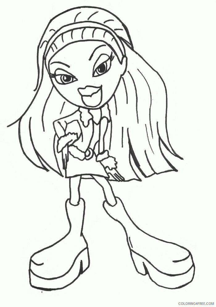 All Bratz Coloring Pages Printable Sheets How To Color Printable Bratz 2021 a 4003 Coloring4free