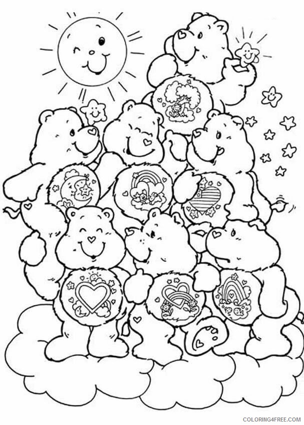 All Coloring Pages Printable Sheets CARE BEARS All 2021 a 4014 Coloring4free