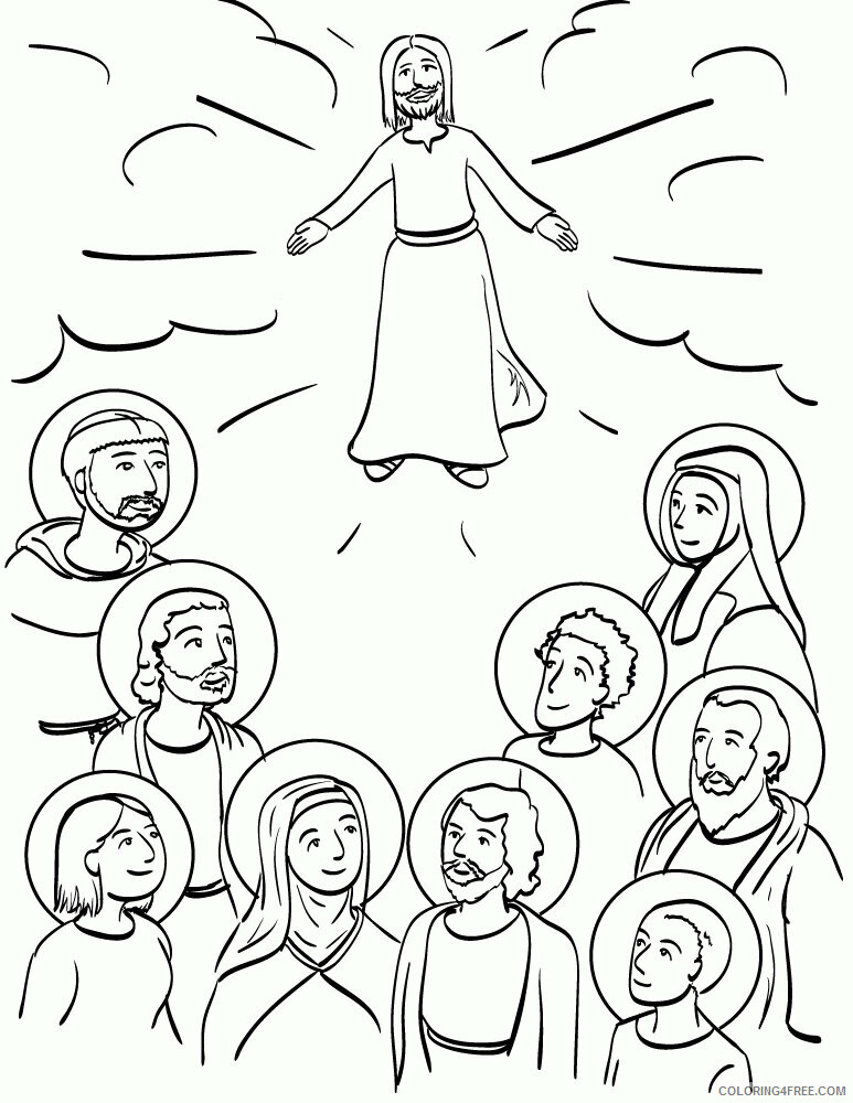 All Coloring Pages for Kids Printable Sheets All Saints Day Anthems Coloring 2021 a 4059 Coloring4free