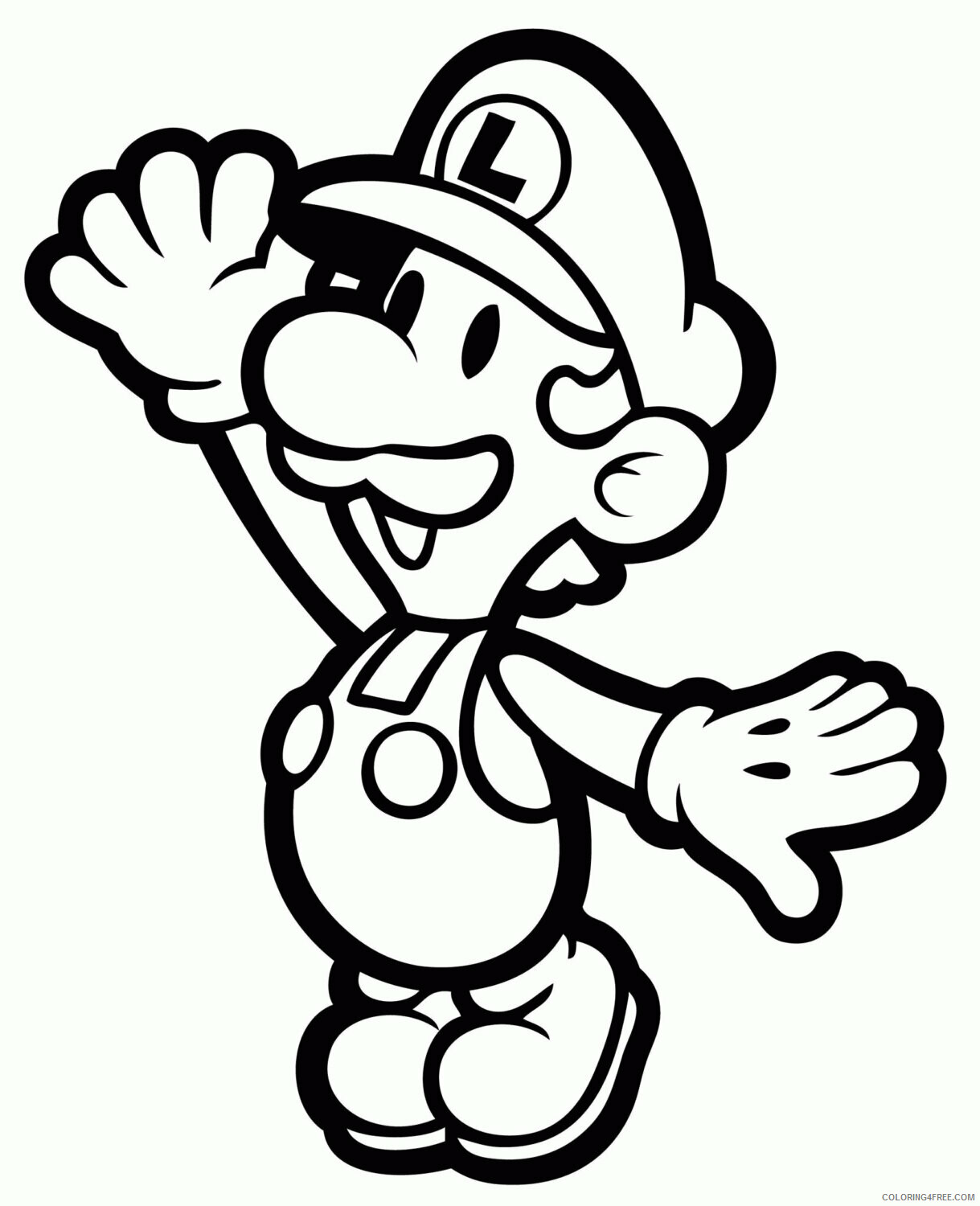 All Mario Character Coloring Pages Printable Sheets Baby Mario Characters Pages 2021 a Coloring4free