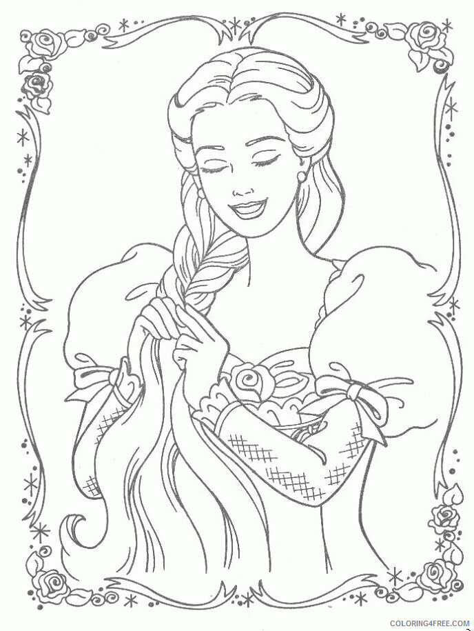All Princess Coloring Pages Printable Sheets All Princess Free 2021 a 4195 Coloring4free