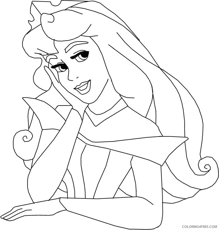 All Princess Coloring Pages Printable Sheets Aurora Disney Princess 2021 a 4196 Coloring4free