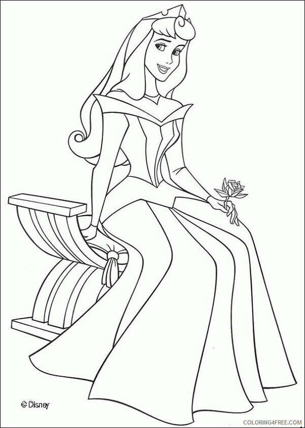 All Princess Coloring Pages Printable Sheets Princess Princess Aurora 2021 a 4213 Coloring4free