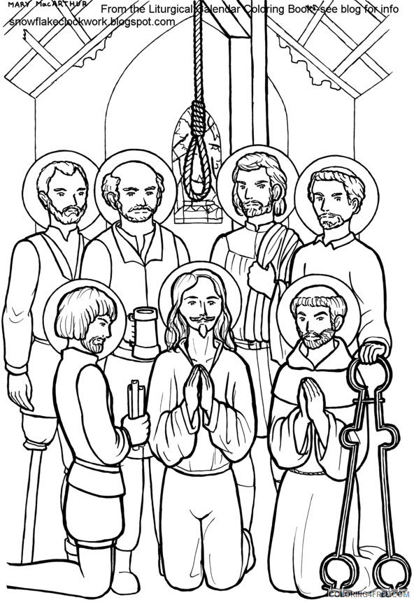 All Saints Day Coloring Pages Printable Sheets All Saints Day Pages 2021 a 4220 Coloring4free