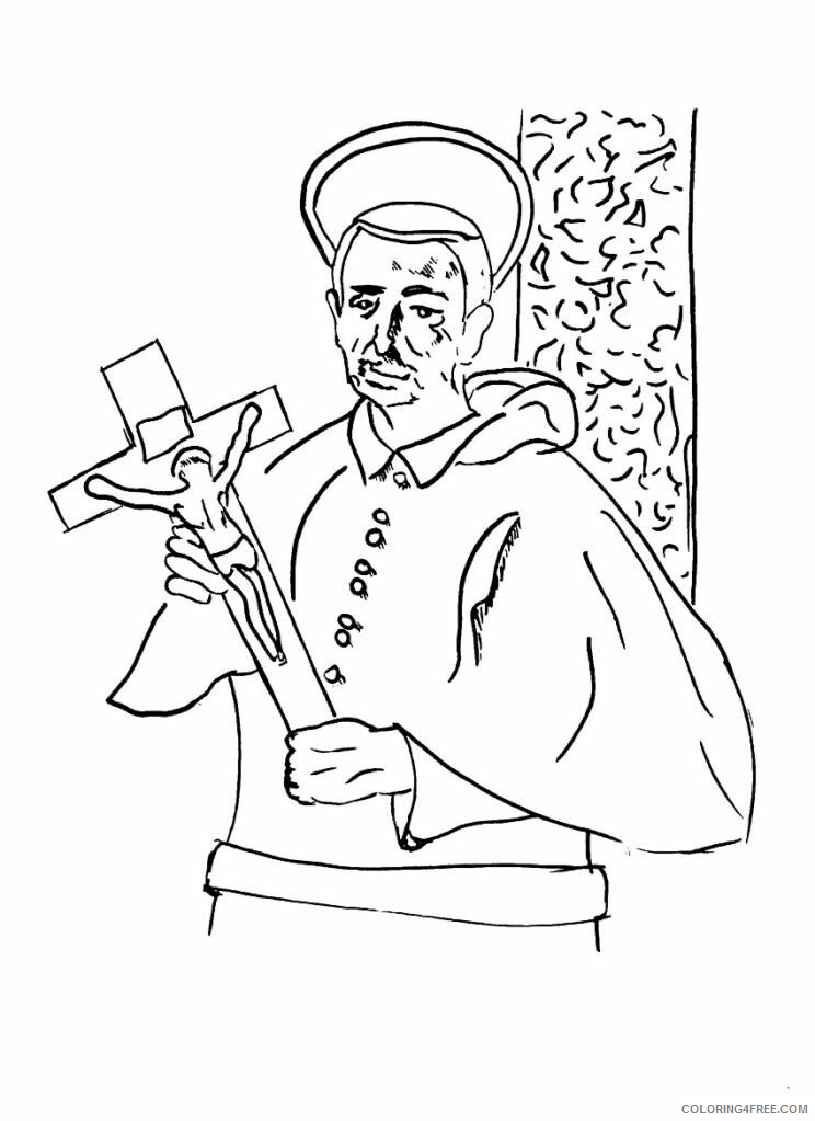 All Saints Day Coloring Pages Printable Sheets feast of all saints coloring 2021 a 4238 Coloring4free