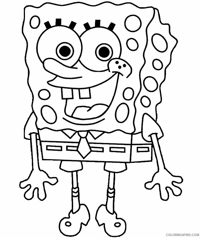 All Spongebob Printable Sheets Spongebob Squarepants Page Nickelodeon 2021 a Coloring4free