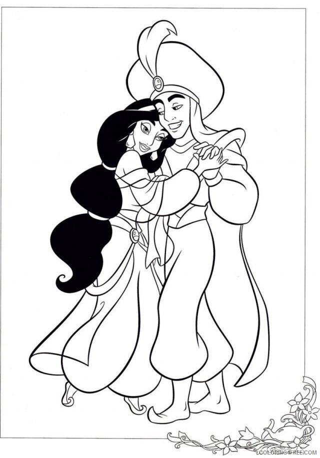Alladin Coloring Pages Printable Sheets Alladin Aladdin Coloring 2021 a 4262 Coloring4free