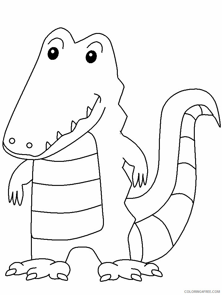 Alligator Coloring Pages Printable Sheets Page Place Ariel Coloring 2021 a 4313 Coloring4free