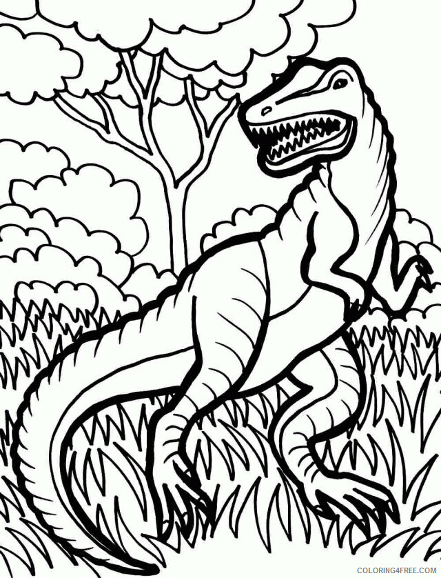 Allosaurus Coloring Pages Printable Sheets Animal Dinosaurs Colouring Pages 2021 a Coloring4free