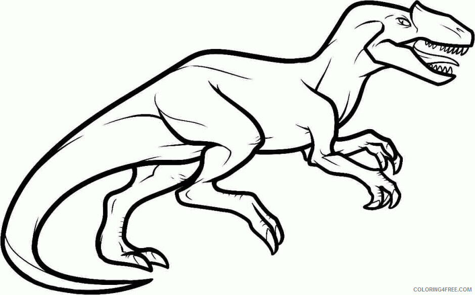 Allosaurus Coloring Pages Printable Sheets Animal Dinosaurs Pages 2021 a 4370 Coloring4free
