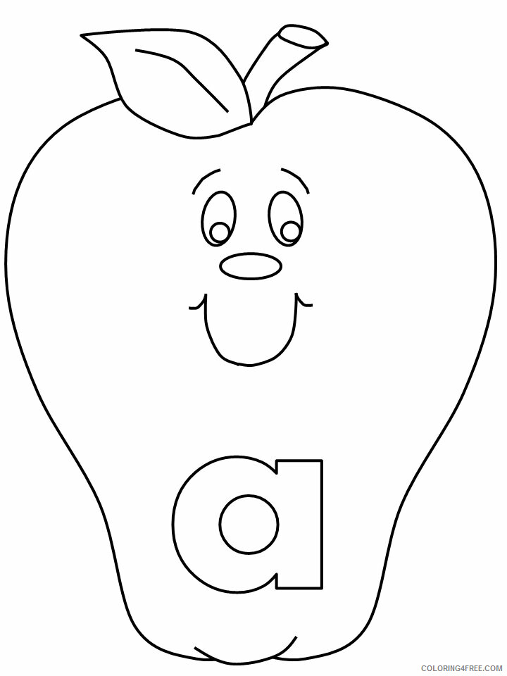 Alphabet Coloring Book Pages Printable Sheets Alphabet A Pages 2021 a 4495 Coloring4free