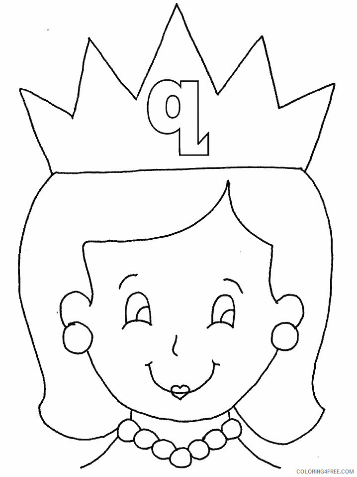 Alphabet Coloring Book Pages Printable Sheets Alphabet Q Pages 2021 a 4497 Coloring4free