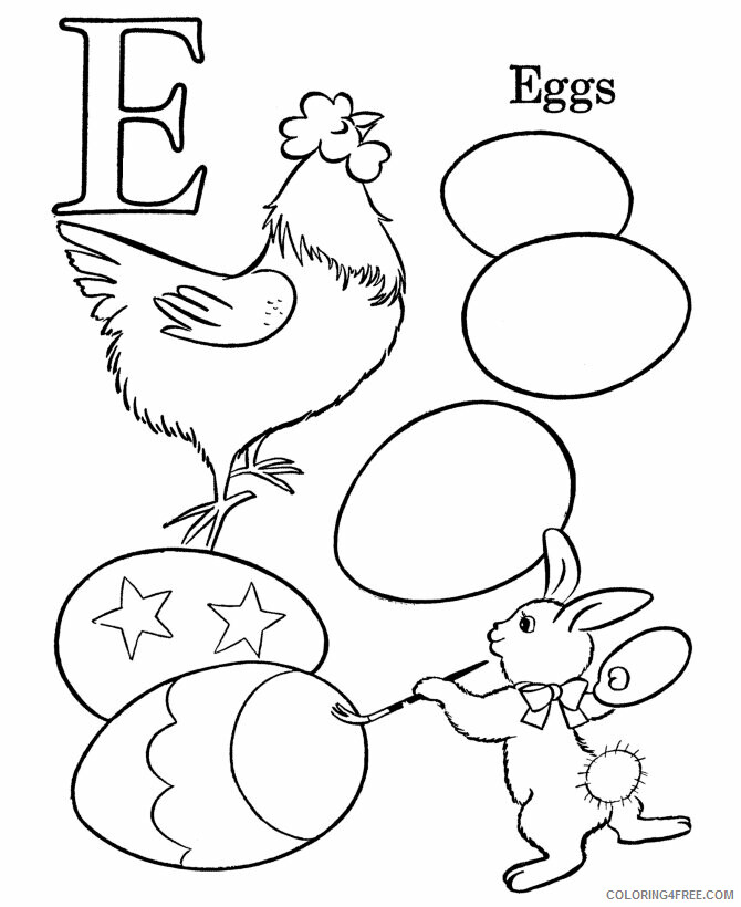 Alphabet Coloring Pages Free Printable Sheets Kids ABC Letter 2021 a 4689 Coloring4free