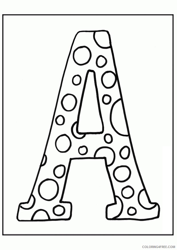 Alphabet Coloring Pages Free Printable Sheets Letters 8 Free 2021 a 4694 Coloring4free