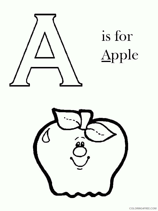 Alphabet Coloring Pages Printable Printable Sheets Kids Sheet Printable Coloring 2021 a 4741 Coloring4free