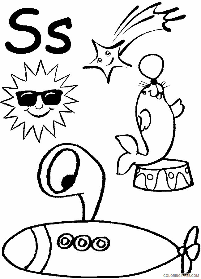 Alphabet Coloring Pages for Preschoolers Printable Alphabet Letter S Worksheet 2021 a 4631 Coloring4free