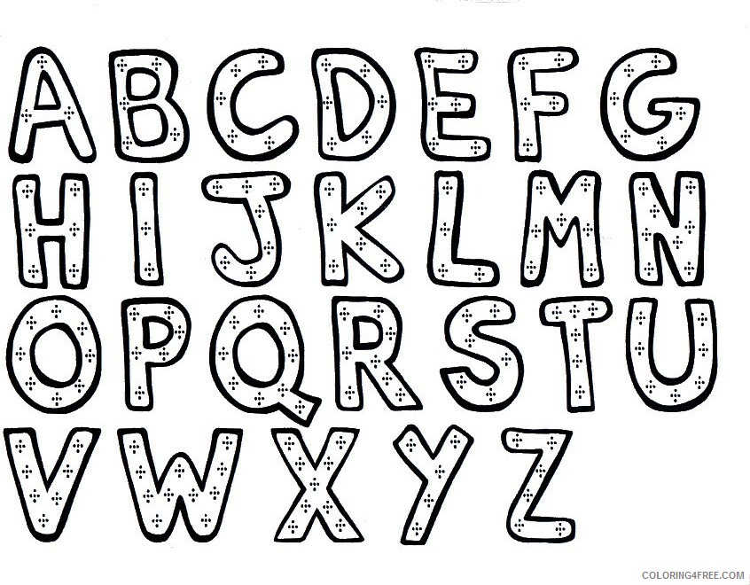 Alphabet Coloring Printable Sheets Alphabet Kids 2021 a 4480 Coloring4free