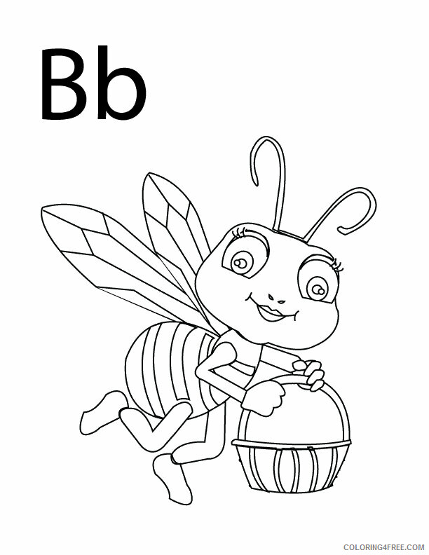 Alphabet Letter Coloring Pages Printable Sheets Letter B jpg 2021 a 4921 Coloring4free
