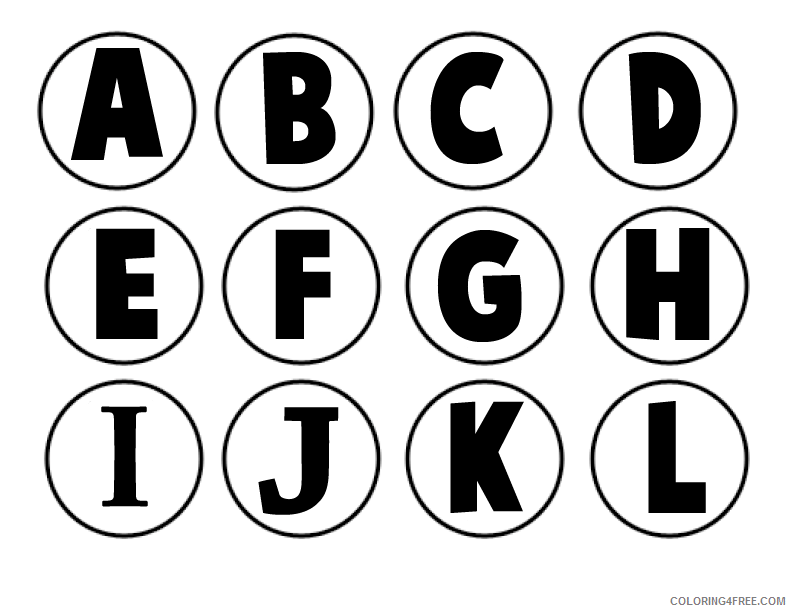 Alphabet Letters to Color Printable Sheets Making an Alphabet Letters Memory 2021 a 4978 Coloring4free
