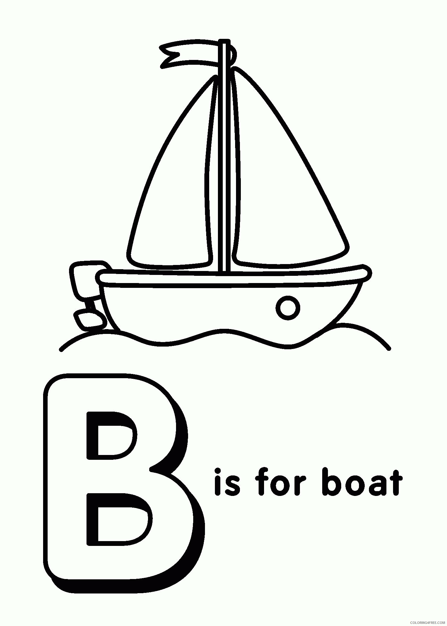 Alphabet with Funny Letters Coloring Pages Printable Alphabet With Letters B 2021 a 5043 Coloring4free