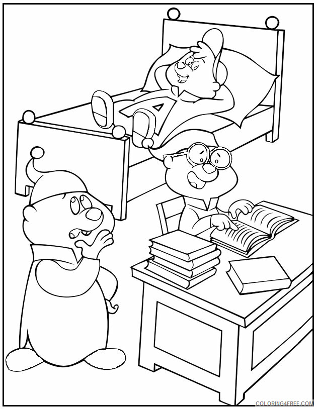 Alvin Coloring Pages Printable Sheets Alvin and the Chipmunks Coloring 2021 a 5262 Coloring4free